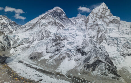 Filming at Everest Basecamp